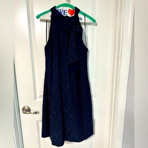 Navy blue lace Vince Camuto dress.